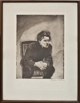 AKSELI GALLEN-KALLELA, heliogravyr, signerad. Bok medföljer.