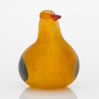 Oiva Toikka, A glass bird, signed O. Toikka Nuutajärvi.