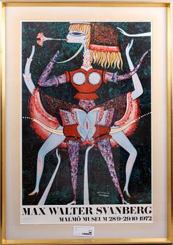 AFFISCH, Max Walter Svanberg sign.