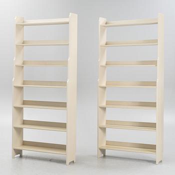 Bokhyllor, ett par, "Ekolsund", IKEA:s 1700-talsserie, 1990-tal.