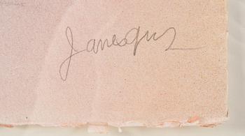 JAMES HAVARD, blandteknik på papper, sign.