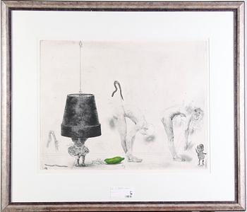 PG Thelander · PG THELANDER, Färglito, sign, nr 15/100