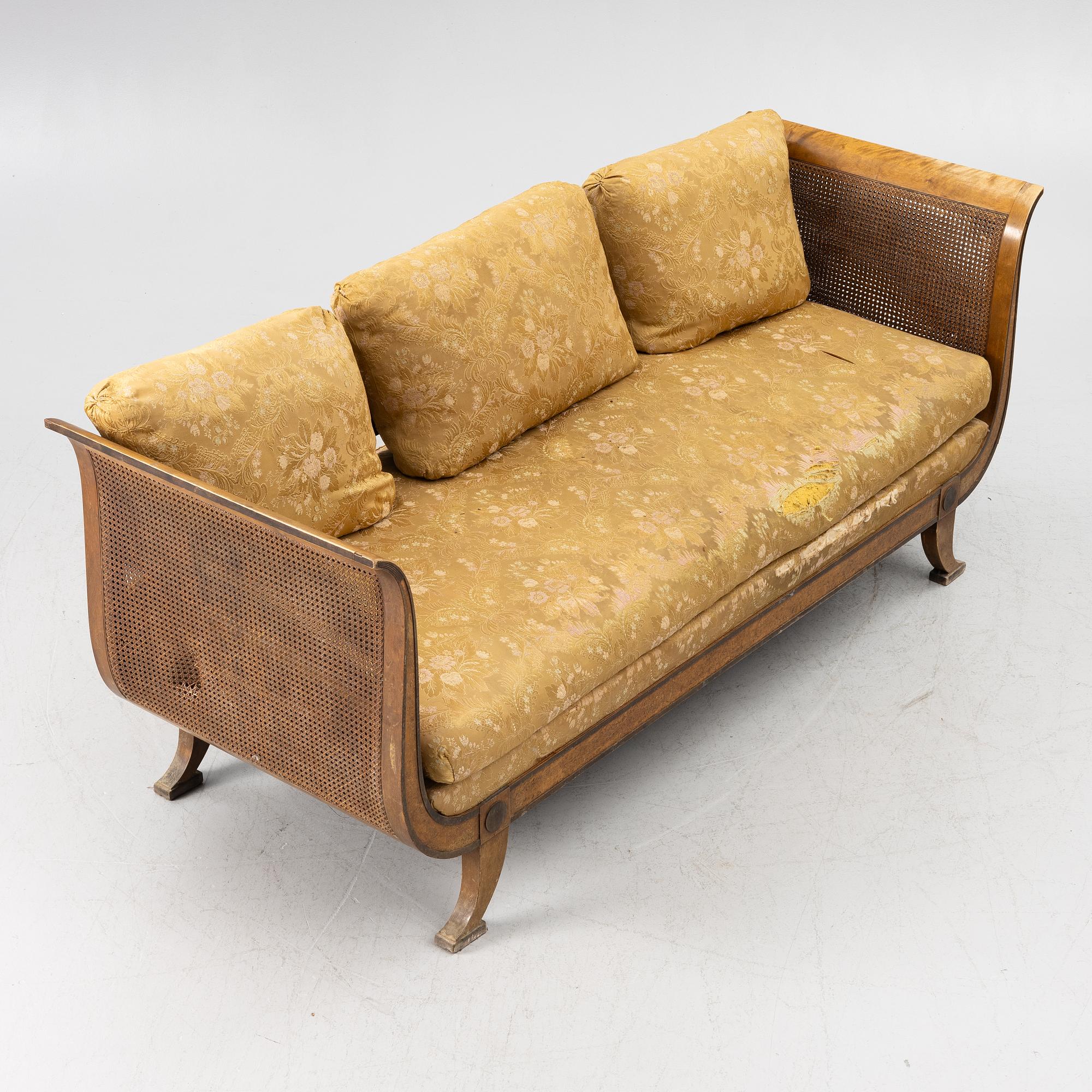 Carl Malmsten, a five piece furniture group, Nordiska Kompaniet, late 1920s.
