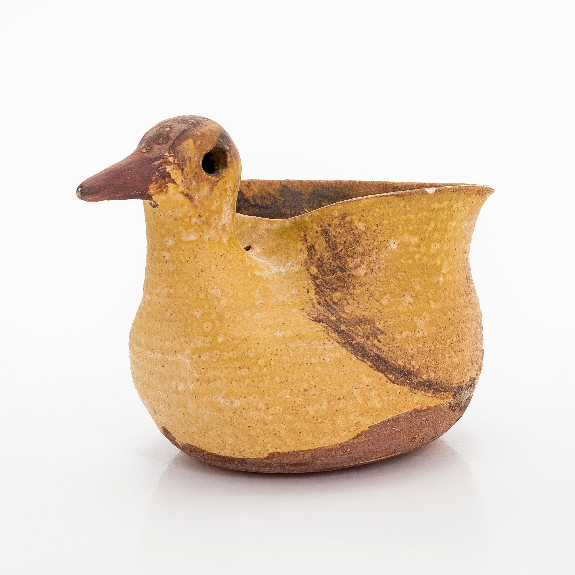 Teemu Luoto, A ceramic sculpture, signed and dated -75.