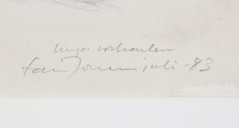 LARS JONSSON, akvarell, signerad och daterad -83.