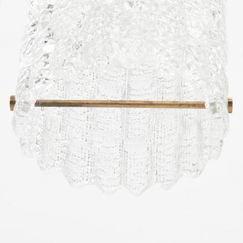 Carl Fagerlund, taklampor, 4 st, Orrefors, 1900-talets andra hälft.