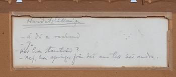 ALBERT ENGSTRÖM, tuschteckning, signerad.