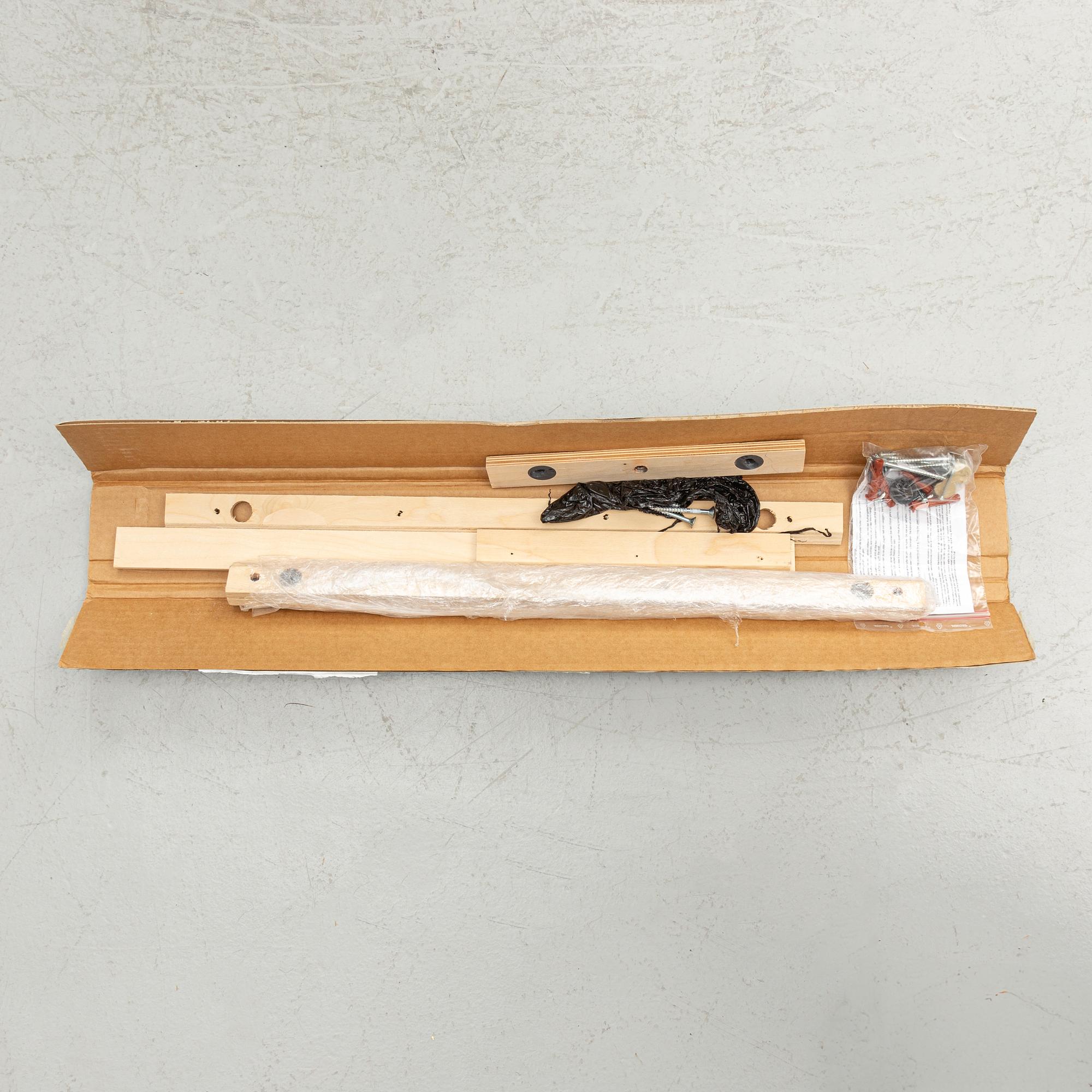 Peter J Lassen, shelving system, 8 pieces, 'Montana', Denmark and Nils Strinning, a 'String' module.