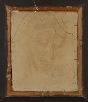 Kullervo Koivisto, oil on panel, signed and dated -42.