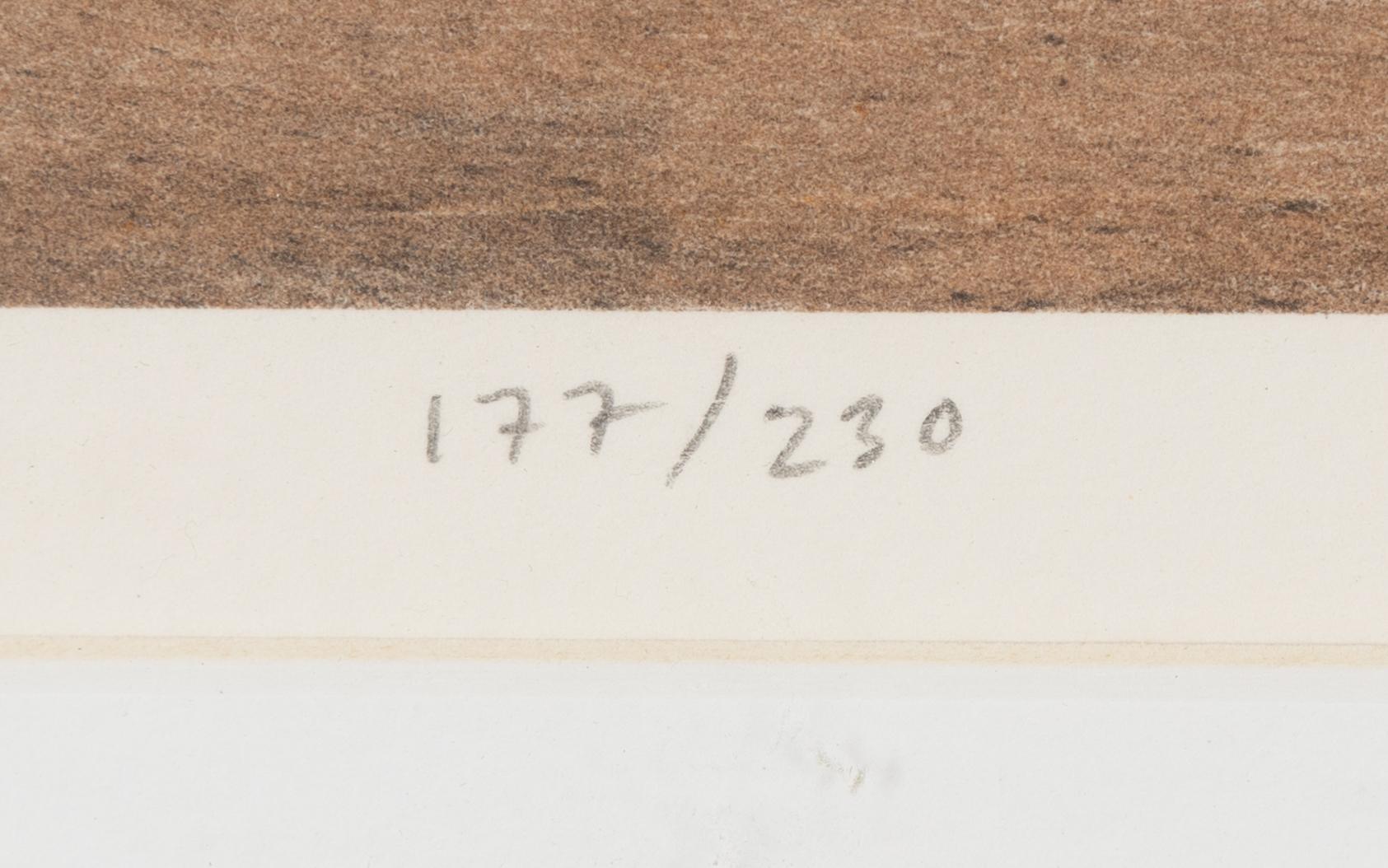 Ulf Wahlberg, färglitografi, 1999, signerad 177/230.
