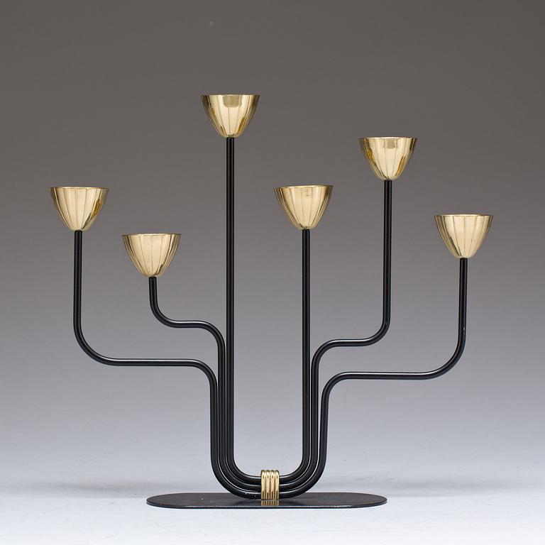 LJUSSTAKE, mässing, Gunnar Ander, Ystad Metall.