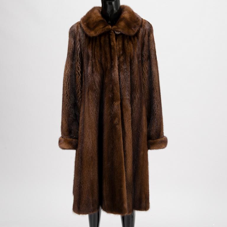 A SAGA MINK FUR COAT by M. Beck & CO, Helsinki.