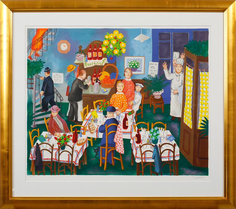 LENNART JIRLOW, färglitografi, signerad och numrerad 1290/1999.