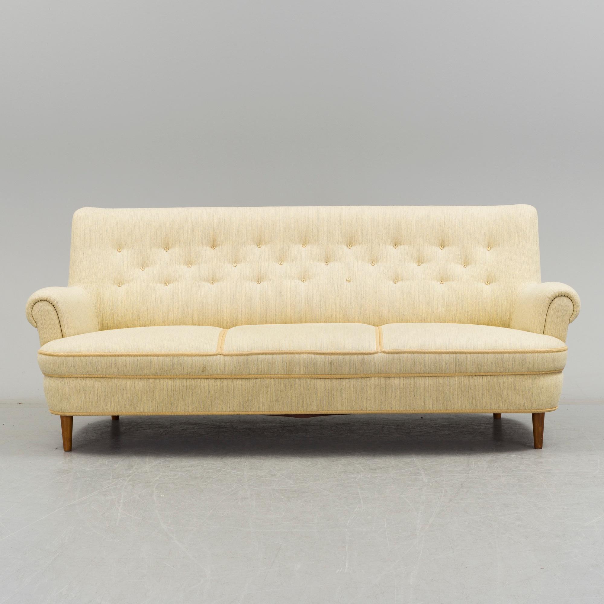 A second half of the 20th century sofa by Carl Malmsten.