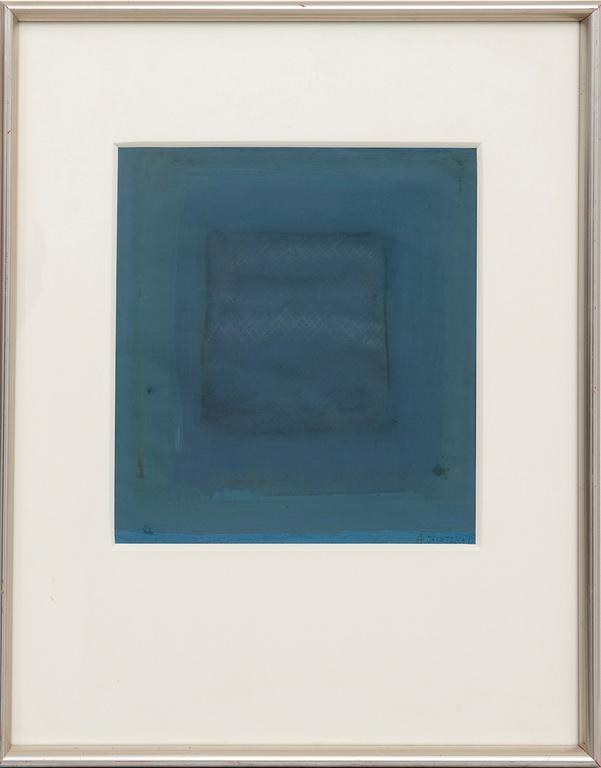 Aleksandra Jachtoma, Gouache, signed and dated.