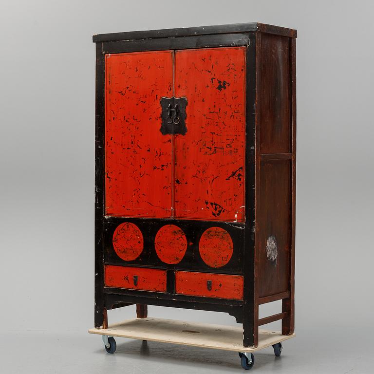 A Chinese lacquered cabinet, 20th century.