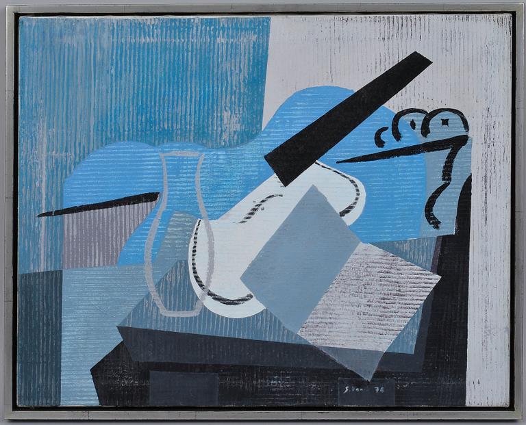 Sam Vanni, KOMPOSITION I BLÅTT.