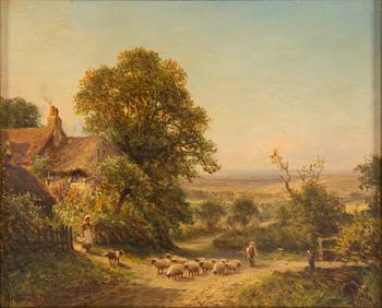 HENRY MAIDMENT, oil on canvas, signed.