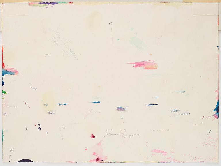 Sam Francis, Untitled.