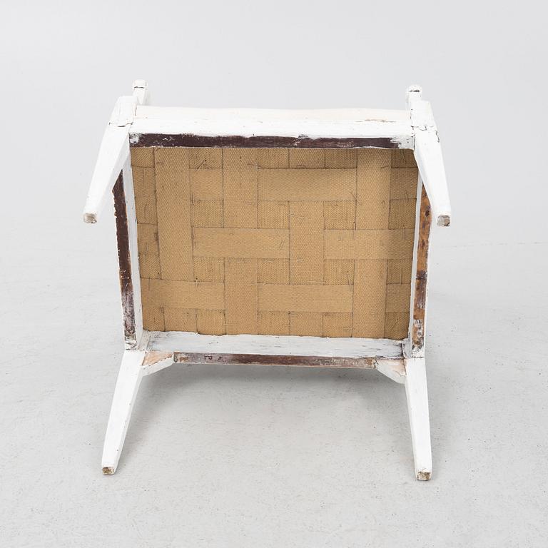 Karmstol, omkring år 1800, Sengustaviansk.