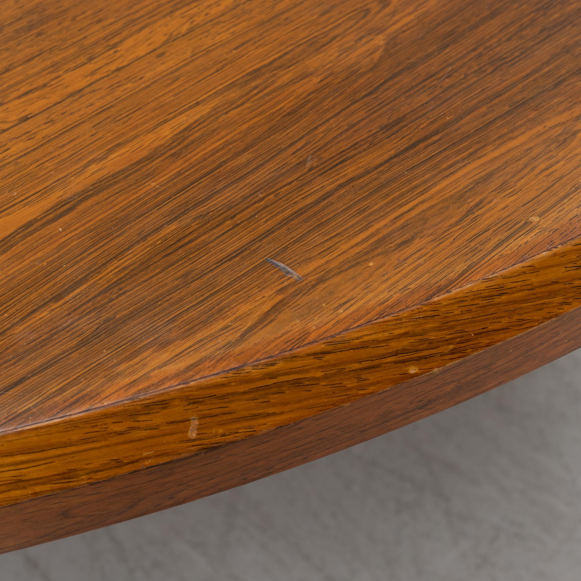 Johannes Andersen, a rosewood veneered coffee table, CF Christenson Silkeborg, Denmark, 1960's.