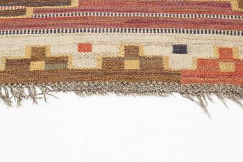 Märta Måås-Fjetterström, a carpet, "Bruna heden", flat weave, ca 297 x 208 cm, signed MMF.