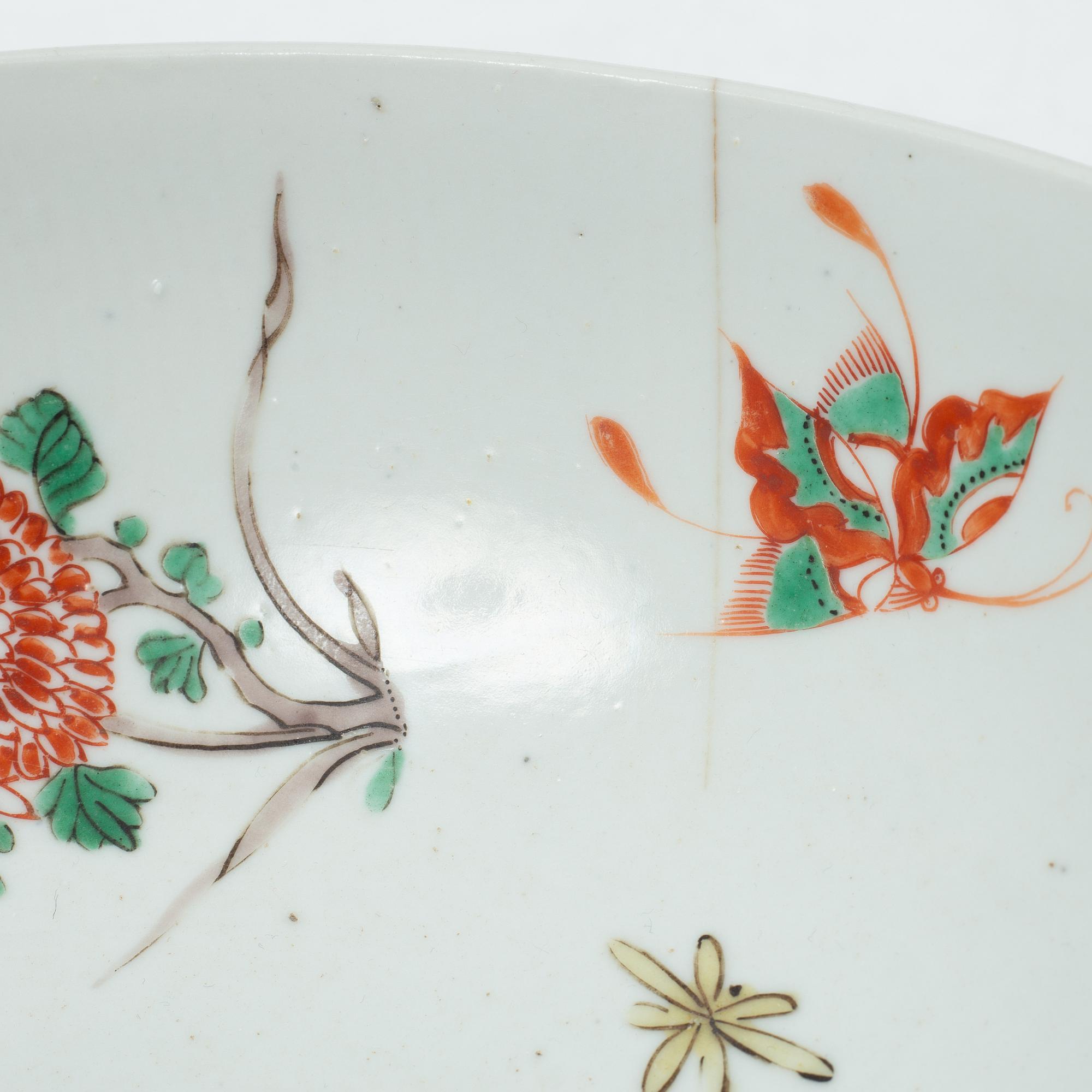 Skål, porslin, Kina, Kangxi (1662-1722).