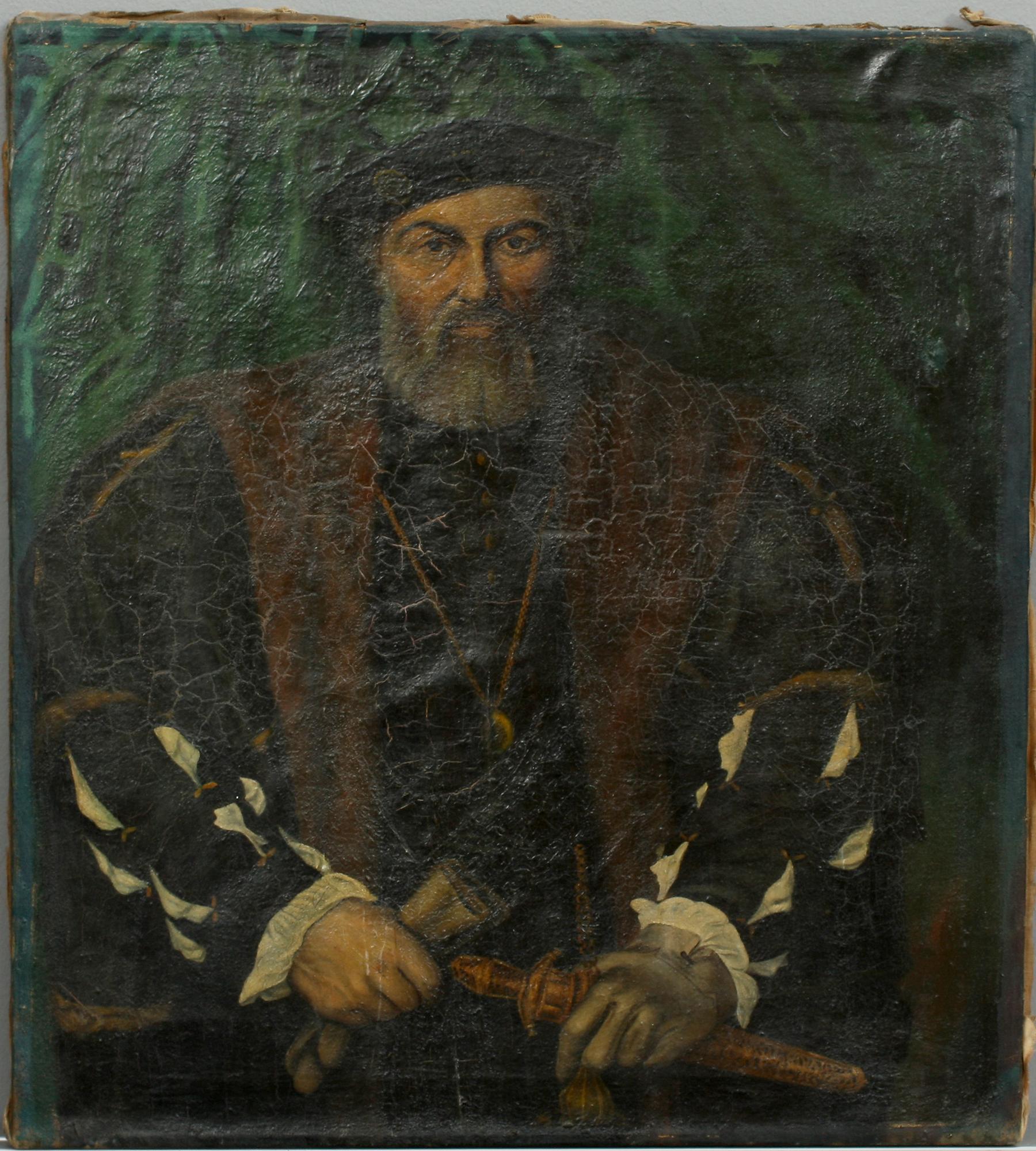 OKÄND KONSTNÄR, olja på duk, osign, 1800/1900-tal.