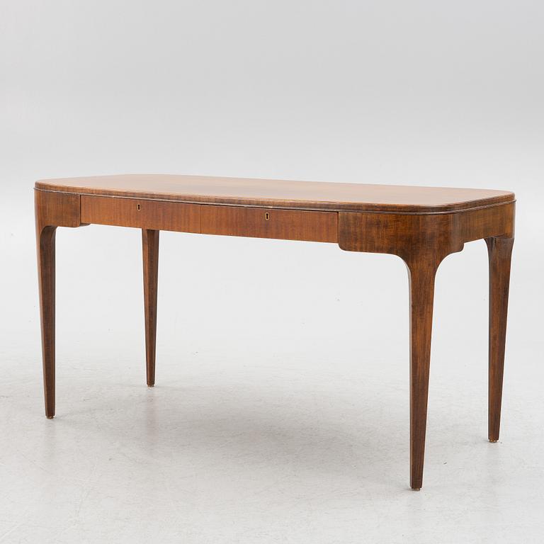 Desk, probably executed by cabinetmaker Hjalmar Jackson, Stockholm, 1920s-30s.