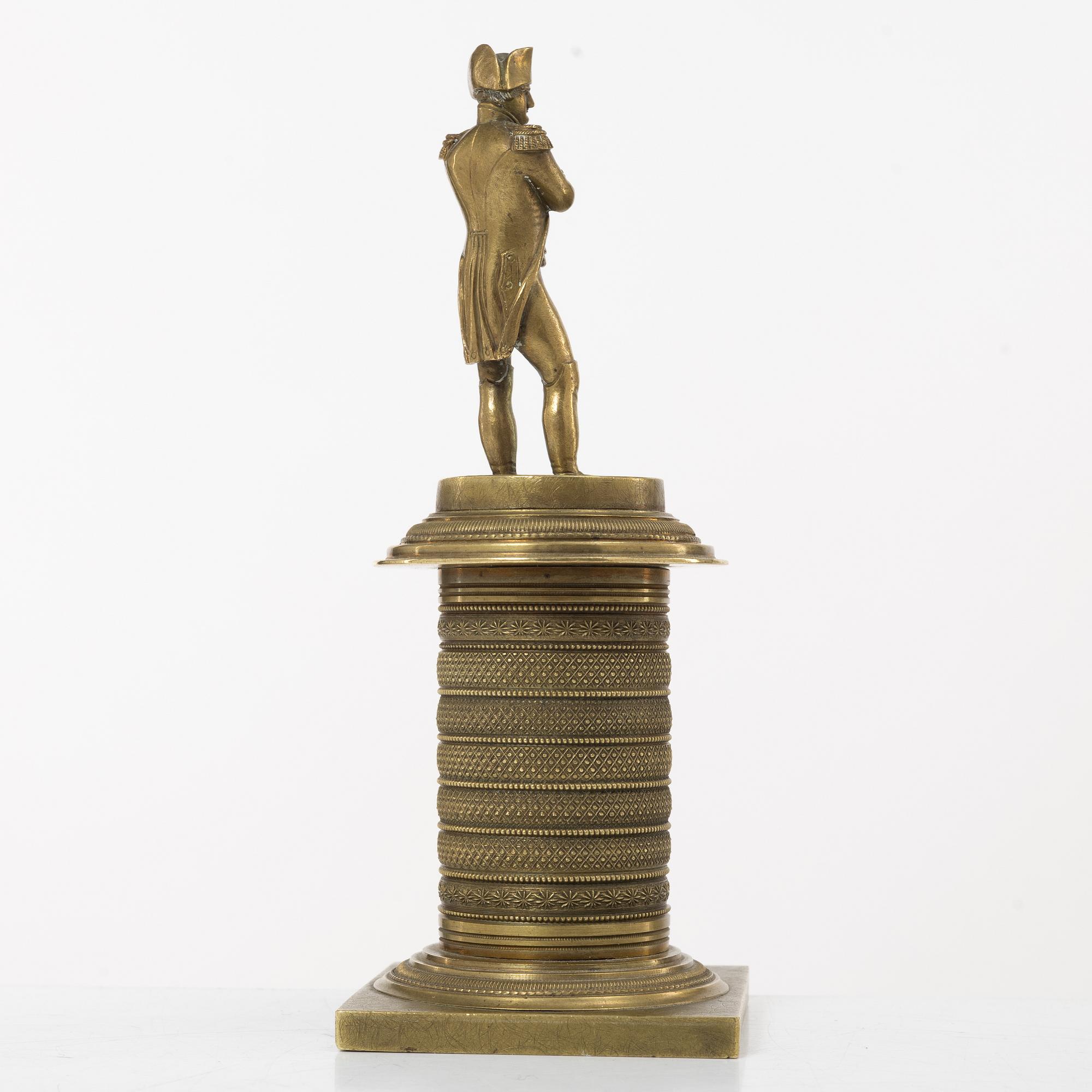A figurine depicting Napoleon I, Empire, early 19th century.