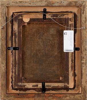 OKÄND KONSTNÄR, olja på duk, 1800-talets mitt. Ej sign.