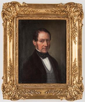 OKÄND KONSTNÄR, ett par, olja på duk, ej signerade, 1800-tal.