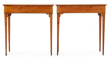 456. A pair of Swedish 19th century tables.