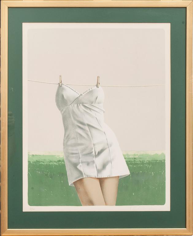 YRJÖ EDELMANN, färglitografi, signerad 61/150.