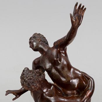 Giovanni Bologna, efter. Skulptur. Brun/röd patinerad brons, höjd 120 cm.