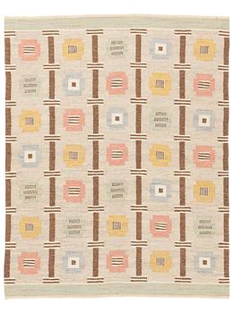 162. A swedish flat weave carpet, 200 x 160 cm.