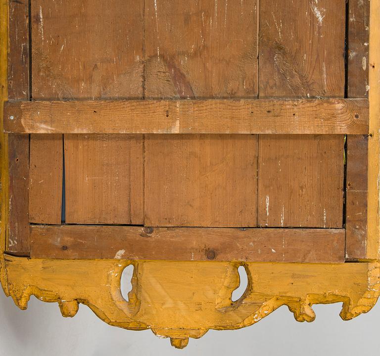 Peili, rokokoo, 1700-luvun loppupuoli.