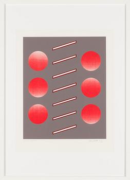 Juhana Blomstedt, serigraphy, signed and dated -69, marked epreuve d'artiste.