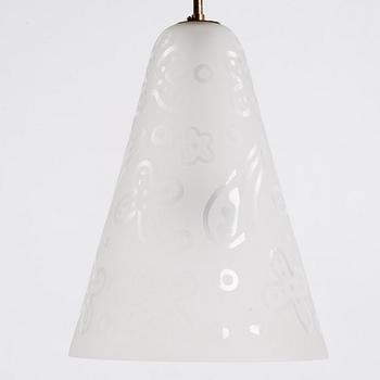 Harald Notini, & Uno Westerberg, a ceiling lamp, model "11462", Arvid Böhlmarks Lampfabrik, 1940s.