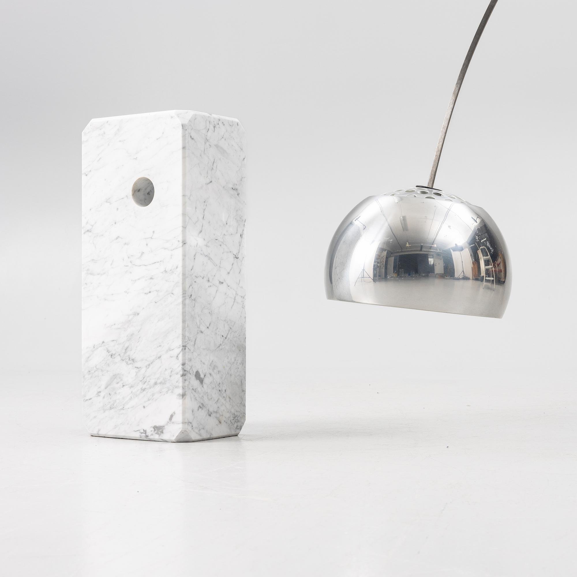 Achille & Pier Castiglioni, an 'Arco' floor lamp, Flos, Italy.