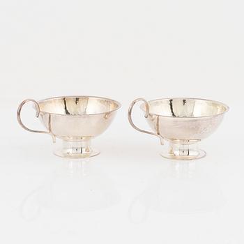 Twelve Swedish silver punsch mugs, including Gufa Gundefeldt & Falk, Gothenburg 1959.