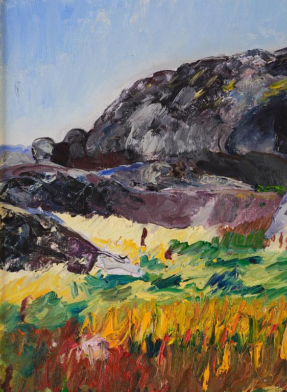 Lena Cronqvist, "Berget, Rundholmen".