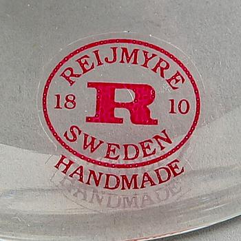 A 65 pcs "Antik" Reijmyre glass service later part of the 20th century.