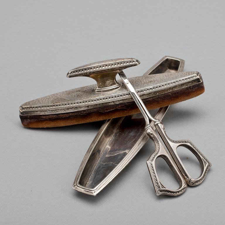PARTI SILVER, 5 delar, silver, Sterling, 1900-talets första hälft. Total vikt: 227 gram.