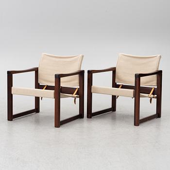 Karin Mobring, A pair of 'Diana' armchairs, IKEA, 1970s.