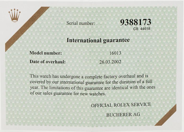 ROLEX, Oyster Perpetual, Datejust, "Tapestry dial", (T Swiss Made T), Chronometer, armbandsur, 36 mm.