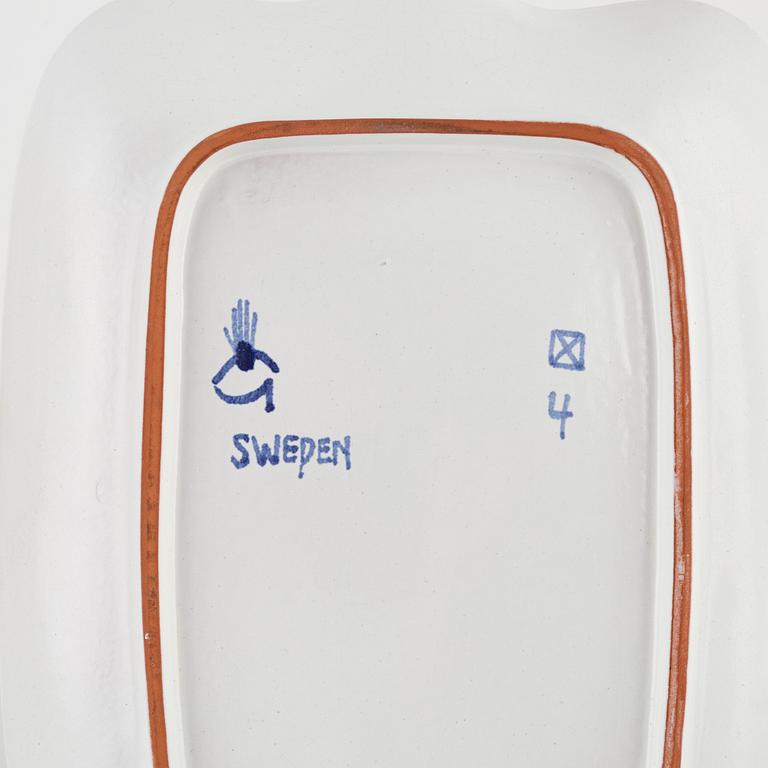 Stig Lindberg, fat, 2 st, Gustavsbergs studio.