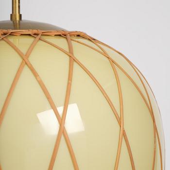 Harald Notini, a pair of ceiling lamps model 11555, Arvid Böhlmarks Lampfabrik, Stockholm, 1940s.