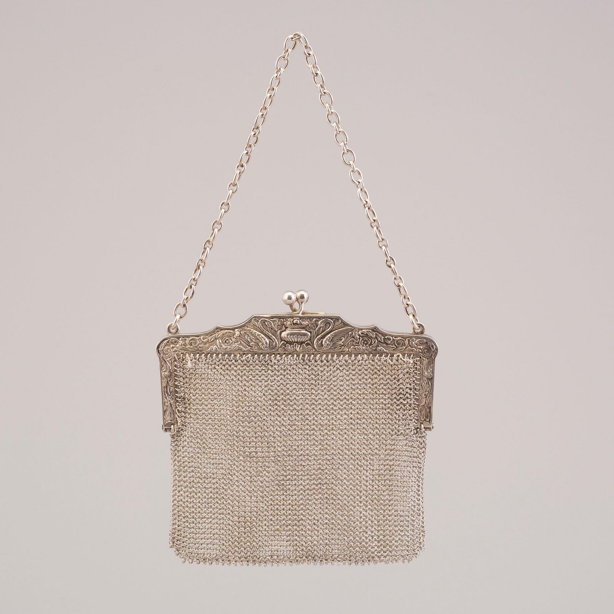 AFTONVÄSKA, silver, Vaguer, Paris, 1800-talets andra hälft.