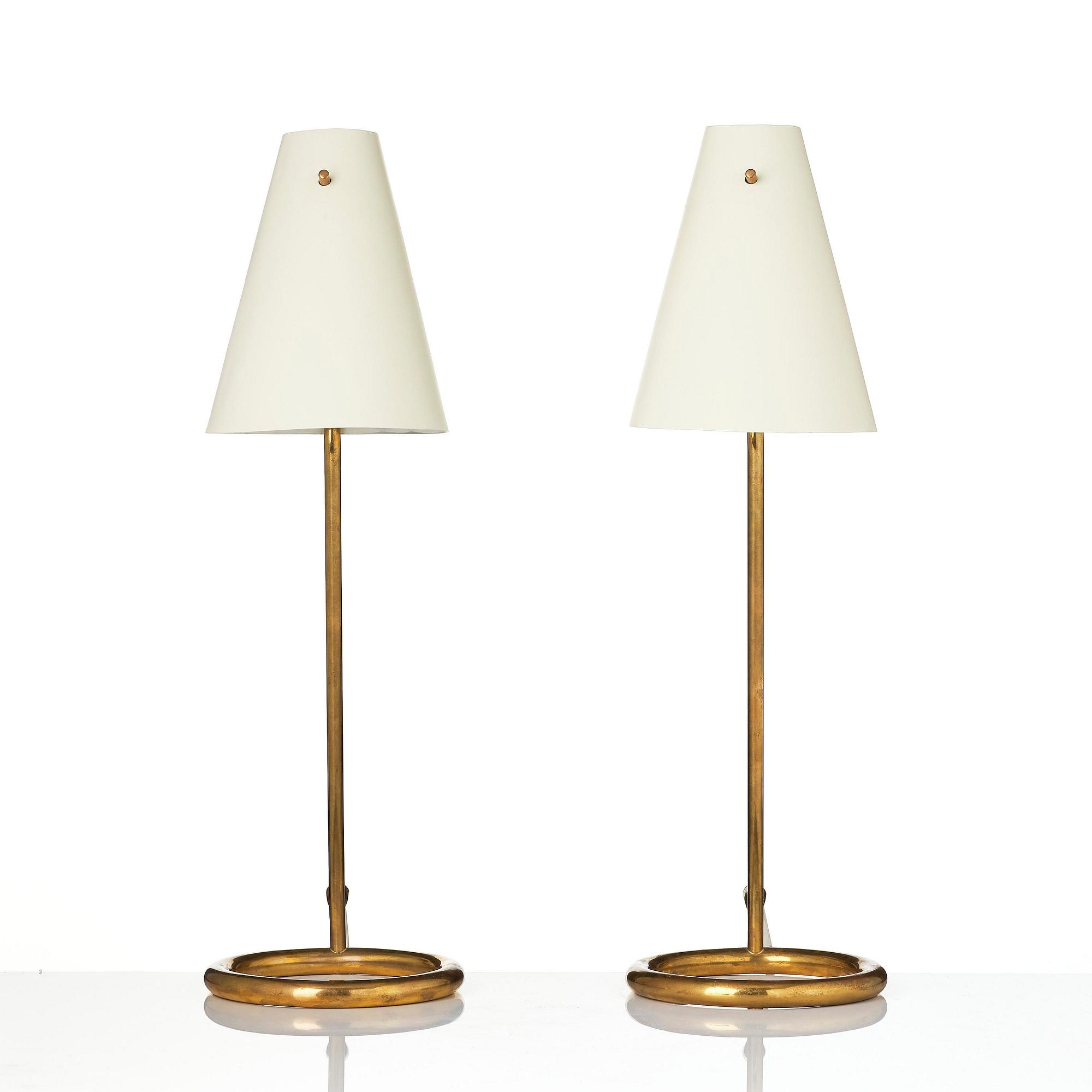 Hans-Agne Jakobsson, a pair of table lamps model B 90, Hans-Agne Jakobsson AB, Markaryd, 1960s.